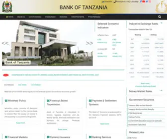 Bot.go.tz(Bank of Tanzania) Screenshot