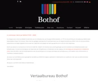 Bothof.nl(Vertaalbureau Bothof) Screenshot