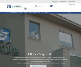 Boticamagistral.com.br(Seja bem vindo) Screenshot