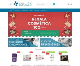 Boticas23.com(Tu farmacia y parafarmacia online) Screenshot