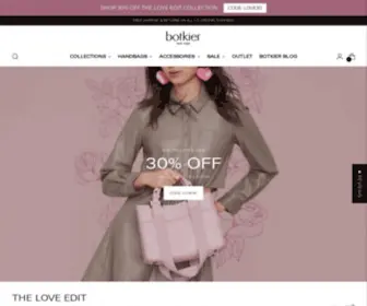 Botkier.com(Shop Designer Leather Handbags) Screenshot