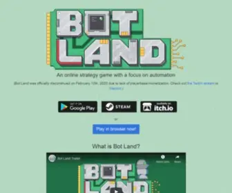 Bot.land(Bot Land) Screenshot