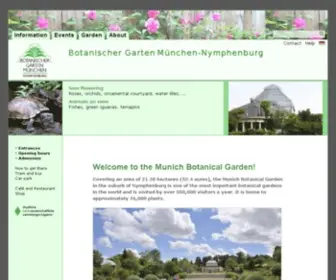 Botmuc.de(Botanical Garden München) Screenshot