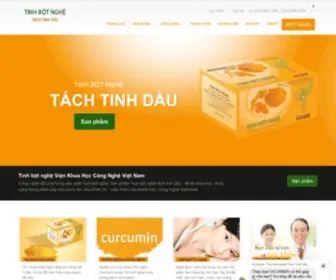 Botnghe.com(Tinh bột nghệ Tách Tinh Dầu VCurmin) Screenshot