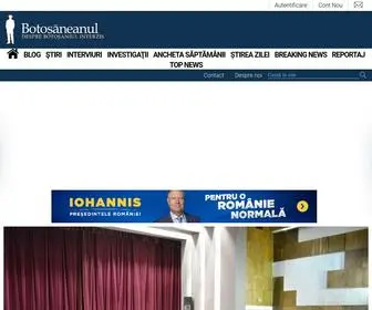 Botosaneanul.ro(Stiri si investigatii din Botosani) Screenshot