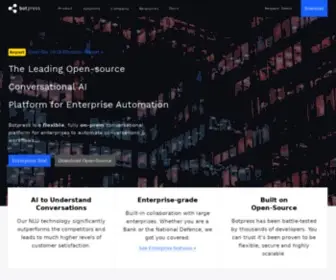 Botpress.io(The Complete AI Agent Platform) Screenshot