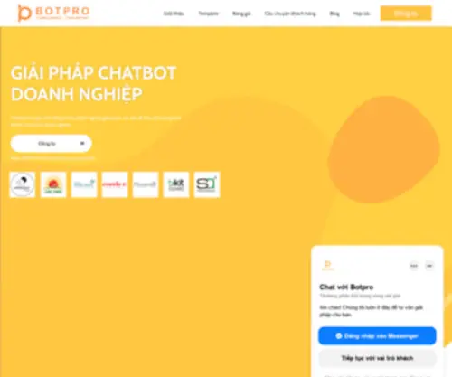 Botpro.vn(Think Chatbot Think Botpro) Screenshot