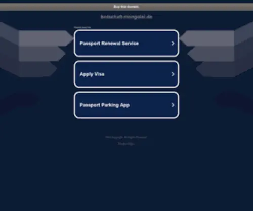 Botschaft-Mongolei.de(Монгол) Screenshot