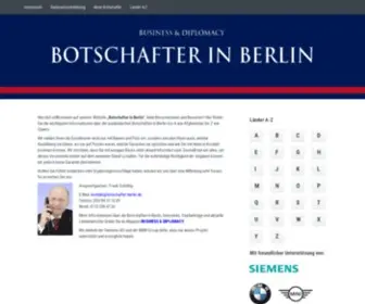 Botschafter-Berlin.de(Botschafter in Berlin) Screenshot