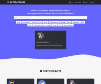 Botsdatabase.com(Nginx) Screenshot