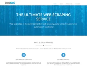 Botsol.com(Ultimate Web Scraping Service) Screenshot