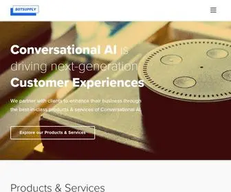 Botsupply.ai(Conversational AI for the Enterprise) Screenshot