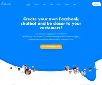 Botsurfer.com(Create Your Facebook Messeger Chatbot) Screenshot