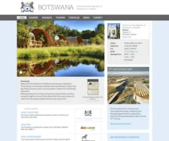 Botswana.se(Embassy in Stockholm) Screenshot