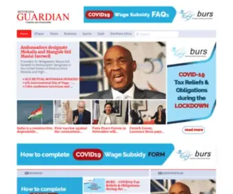 Botswanaguardian.co.bw(Botswana Guardian) Screenshot