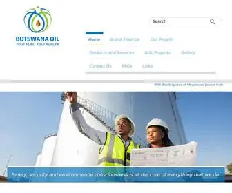 Botswanaoil.co.bw(Botswana Oil) Screenshot