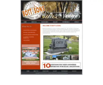 Bottandsons.com(Bott and Sons Monument) Screenshot