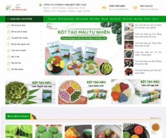 Bottaomautunhien.com(Bột Tạo Màu Thực Thẩm Tự Nhiên Rau) Screenshot
