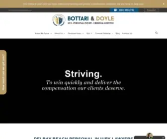 Bottarianddoyle.com(Delray Beach Personal Injury & Criminal Defense Lawyers) Screenshot