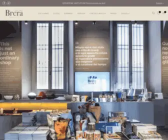 Bottegabrera.org(Bottega Brera Pinacoteca di Brera shop online) Screenshot