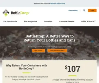 Bottledropcenters.com(BottleDrop) Screenshot