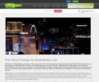 Bottledvideo.com(Free Stock Footage in HD and 4K) Screenshot