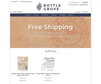 Bottlegrove.com(Bottle Grove) Screenshot