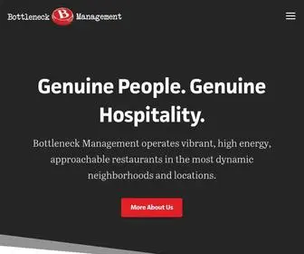 BottleneckmGmt.com(US Restaurant Group) Screenshot