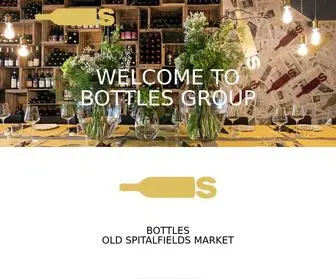 Bottlesgroup.com(Bottles Group) Screenshot