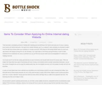 Bottleshockmovie.com(Bottle shock movie) Screenshot