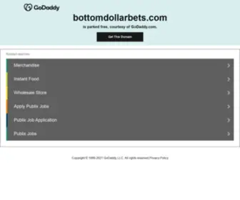 Bottomdollarbets.com Screenshot