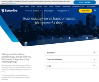 Bottomline.co.uk(Business Payments Transformation) Screenshot