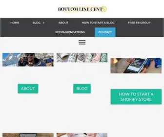 Bottomlinecents.com(Bottom Line Cents) Screenshot
