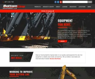 Bottomlineequipment.com(Working to Improve your Bottom Line) Screenshot