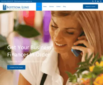 Bottomlinemanagement.org(Bookkeeping Services in Carlsbad) Screenshot