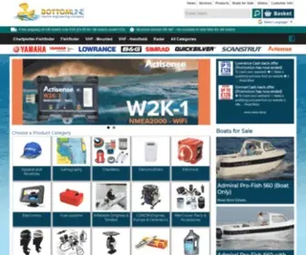 Bottomlinemarine.com(Introducing BottomLine Marine) Screenshot