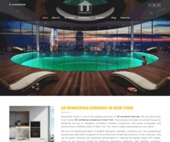 Bottomlinestudio.com(3D Rendering Company in New York) Screenshot