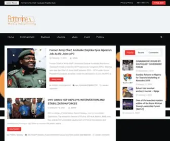 Bottomlinetv.com.ng(News Media) Screenshot