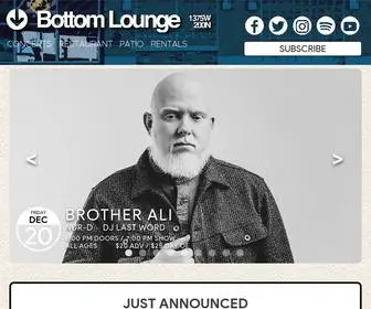 Bottomlounge.com(Bottom Lounge) Screenshot