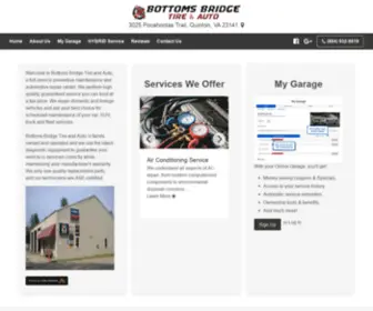 Bottomsbridgetireandautocare.com(Bottoms Bridge Tire and Auto) Screenshot