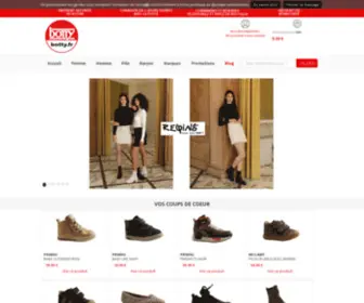 Botty.fr(Le spécialiste des chaussures de marques à Montpellier) Screenshot