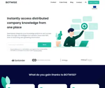 Botwise.io(Innovative knowledge management system) Screenshot