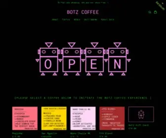 Botz-Coffee.com(Botz Coffee) Screenshot