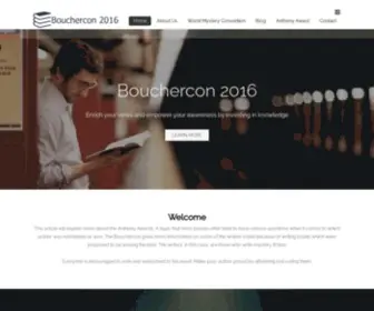 Bouchercon2016.com(BoucherconThe Power of Writing) Screenshot