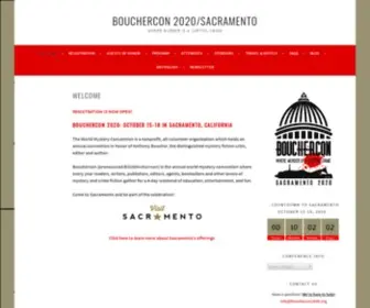 Bouchercon2020.org(Where Murder is a Capitol Crime) Screenshot