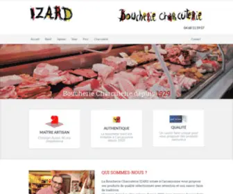 Boucherie-Izard.com(Boucherie Izard) Screenshot