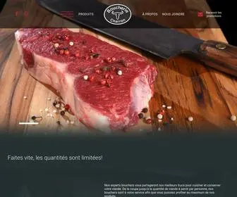 Boucheriecharron.com(Les experts bouchers à Saint) Screenshot