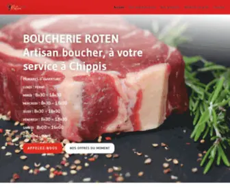 Boucherieroten.ch(Boucherie) Screenshot