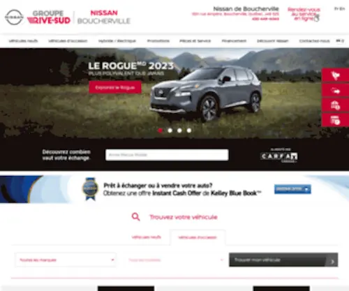 Bouchervillenissan.com(Nissan de Boucherville) Screenshot