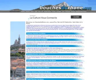 Bouchesdurhone.com(Toutes les informations sur les Bouches du Rhones) Screenshot